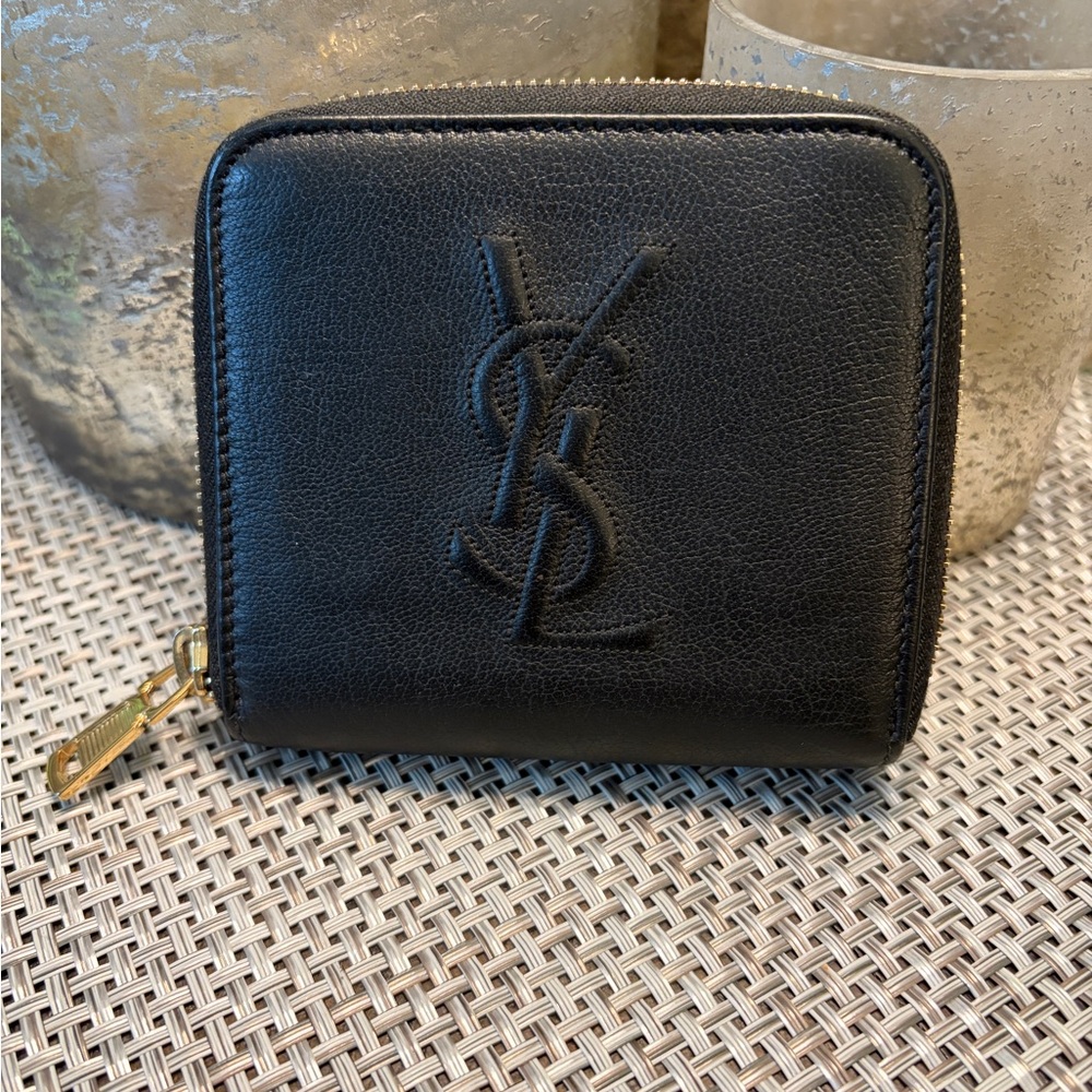 SOLD❌Saint Laurent Black Compact Wallet❌